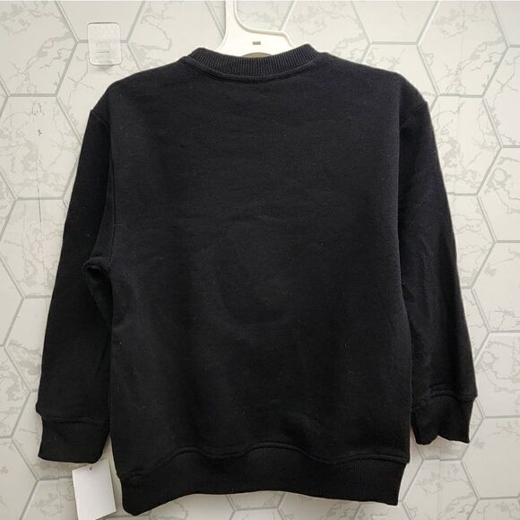 Nwt Boys' Minecraft Holiday Christmas Pullover Sweatshirt - Black XS - Picture 6 of 6